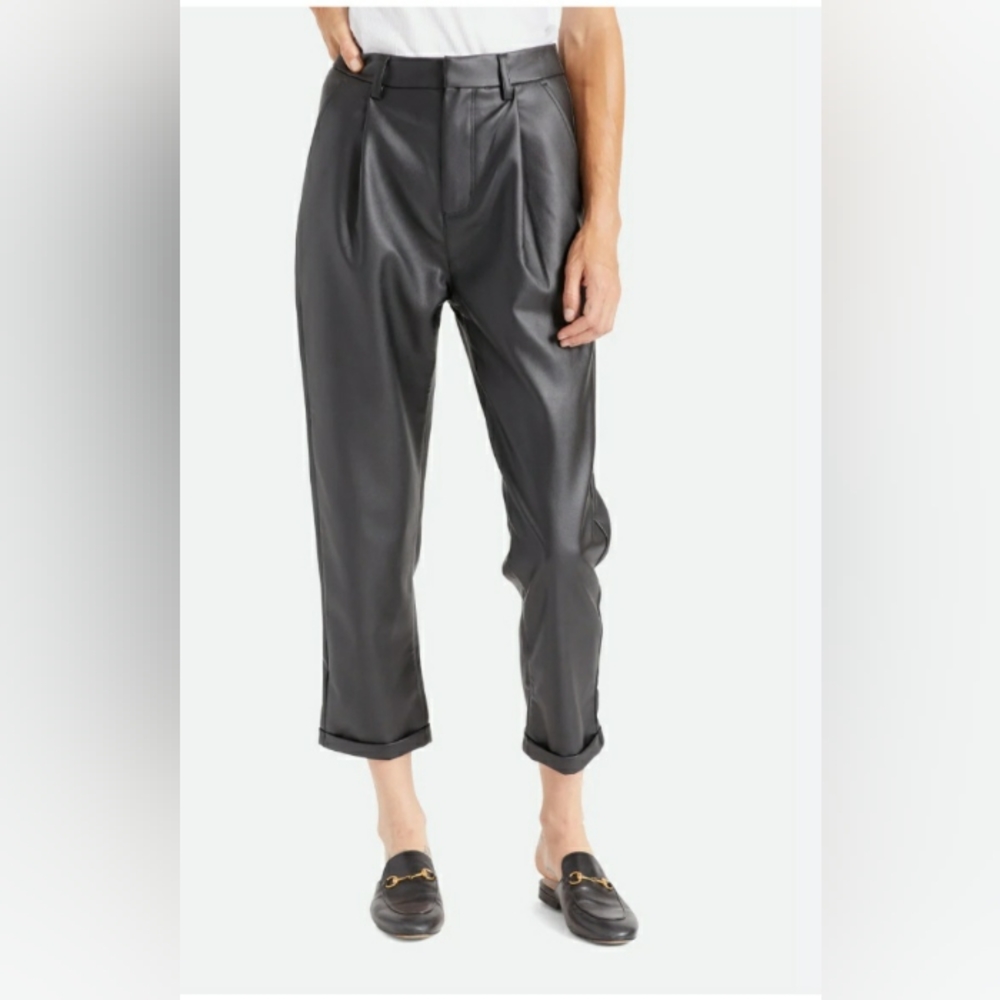 BRIXTON faux leather trouser pants